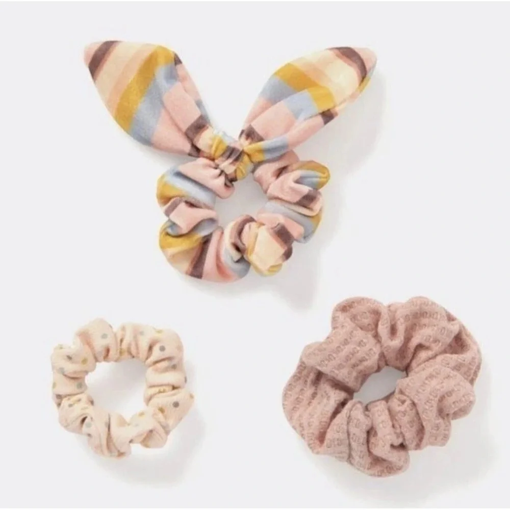 Matilda Jane Girls Scrunchie‎ 3 Pack of Hair Ties Scrunchies New
